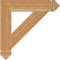 Ekena Millwork Traditional Arts & Crafts Rough Sawn Bracket, Western Red Cedar, 4"W x 22"D x 22"H BKT04X22X22TRA03RWR - alternate 3